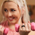 Rinfit Silicone Rings for Women - Round with 2 Stackable Rings